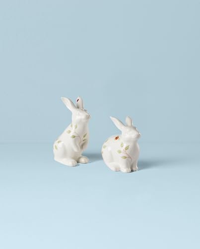 Durable Adorable Buttery Meadow Bunny Salt Pepper Set