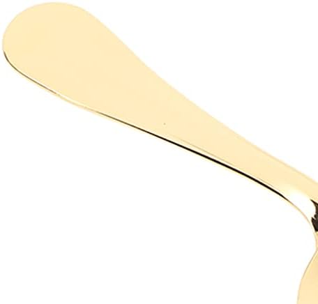 Stainless Steel Cocktail Strainer Ergonomic Gold Handle Durable for Home Commercial Use
