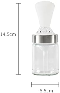 VolksRose Glass Oil Bottle with Silicone Oil Brush 160ml Easy Dispenser BBQdetector