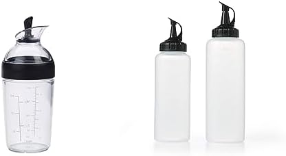 Oxo Good Grips Little Salad Dressing Shaker and Chefs Squeeze Bottle Set