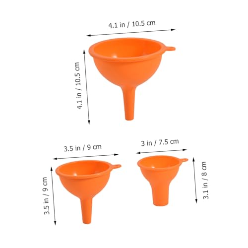 Cabilock 3Pcs Funnel Set for Kitchen Use 1
