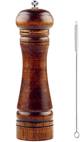 S C Living Wooden Pepper Mill - Oak Wood - 8-inch Tall