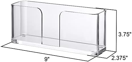 Amazing Abby Acrylic Guest Towel Holder 85x45