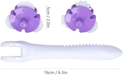 HERCHR Pastry Wheel Cutter Set Stainless Steel for Pie Cookies More