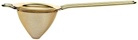 The Perfect Gold-Trimmed Cocktail Strainer