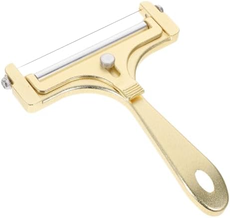 Golden Aluminum Alloy Cheese Slicer for Cream Cheese Butter