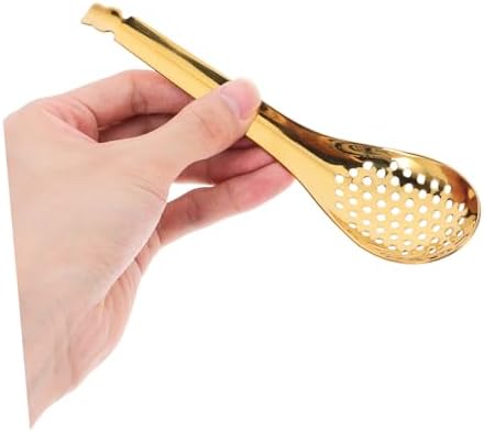 BrightFUFU x2 Caviar Slotted Serving Spoons