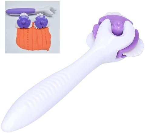 HERCHR Pastry Wheel Cutter Set Stainless Steel for Pie Cookies More