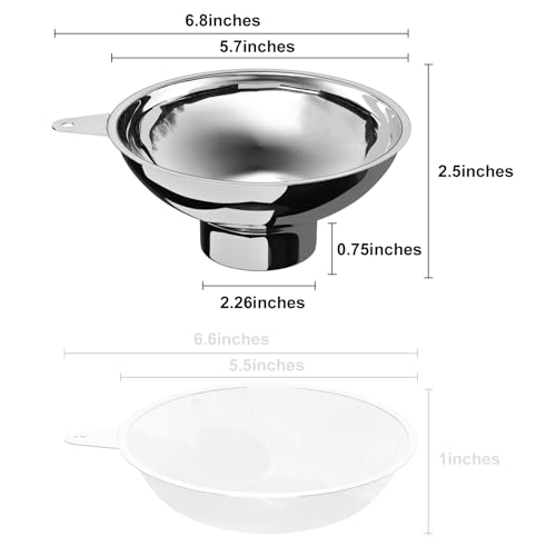 High-Quality Stainless Steel Canning Funnel for Mason Jars
