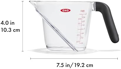 OXO Good Grips Angled Measuring Cup 2-Cup Precision Kitchen Tool