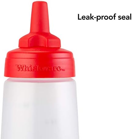 Whiskware Squeeze Bottle Sauce mixer 2-pack leak-proof design