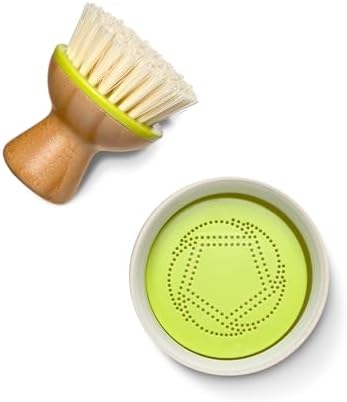 Full Circle Bamboo Dish Brush Ergonomic Design