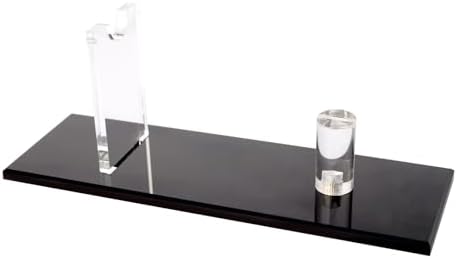 KAFENDA Black Acrylic Knife Display Stand - Sturdy Safety and Style