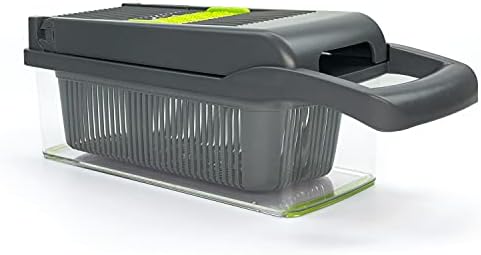 KAUKKO 9 in 1 incrementsal Vegetable Chopper with Food Container Set