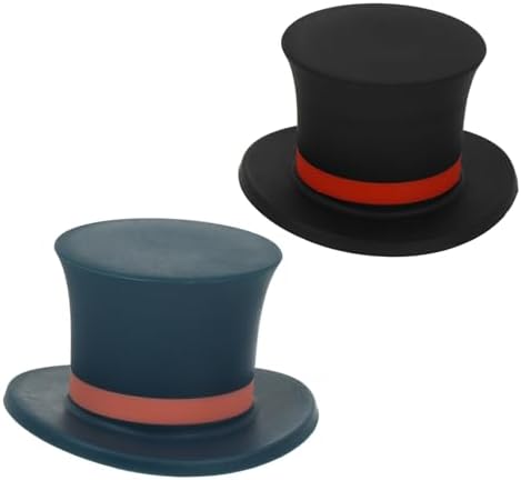 FUNOMOCYA 2pcs Hat Shape Wine Stoppers