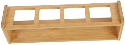 Wooden Seasoning Bottle Storage Rack