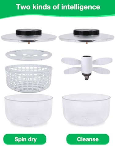 Fast Powerful Electric Salad Spinner