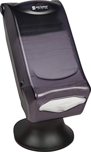 San Jamar Napkin Dispenser with Stand - Black Pearl