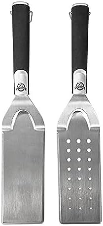 Extra-Large Stainless Steel Griddle Spatula Set by Pit Boss