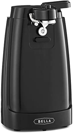 Bella Electric Multifunctional Jar and Can Opener Black