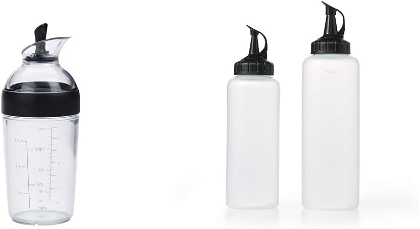 Oxo Good Grips Little Salad Dressing Shaker and Chefs Squeeze Bottle Set