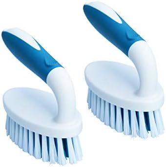 Sturdy 2-Pack Scrub brushes for Kitchen Bathroom Use