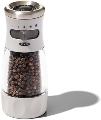 OXO Good Grips Contoured Pepper Grinder mess-free easy to use