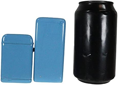 Ebros Retro Blue Fridge and Stove Salt and Pepper Shakers Set