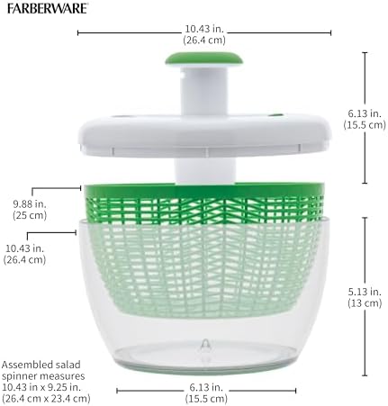 Pro Pump Salad Spinner with Bowl and Colander
