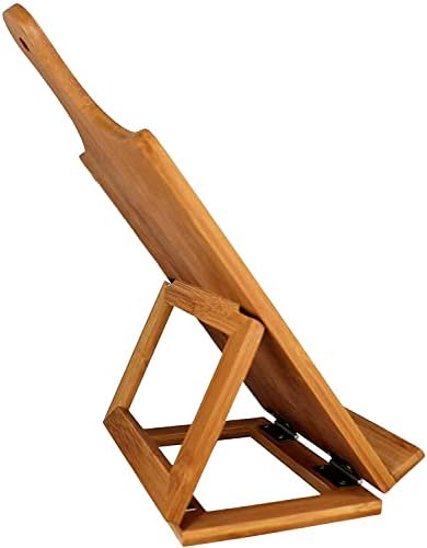 Custom Bamboo Chefs Easel Stand Eco-Friendly Cooking Gift
