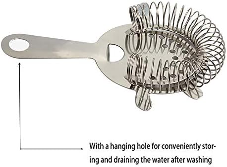 2 Pack Stainless Steel Cocktail Strainer