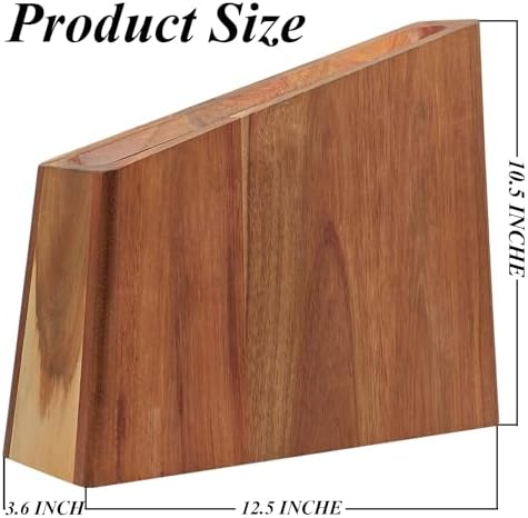 Magnetic Knife Block Holder - Stylish Magnetic Knife Block for Kitchen Storage