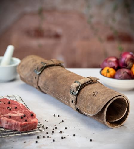 Knife Roll Bag with 7 Slots for Chefs Knives