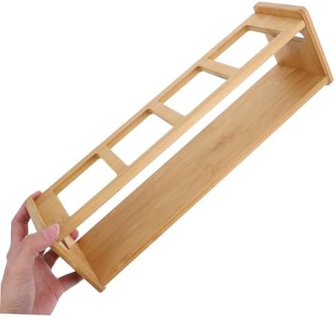 Wooden Seasoning Bottle Storage Rack