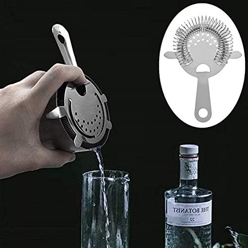 2 Pack Stainless Steel Cocktail Strainer