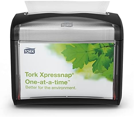 Tork Xpressnap X4 - Durable Tabletop Napkin Dispenser Black