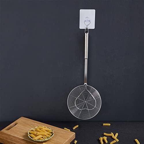 Eisinly Deep Fry Strainer Spoon Stainless Steel Kitchen Tool with Handle