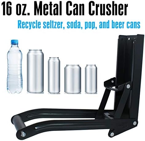 Heavy-Duty Wall-Mounted Can Crusher
