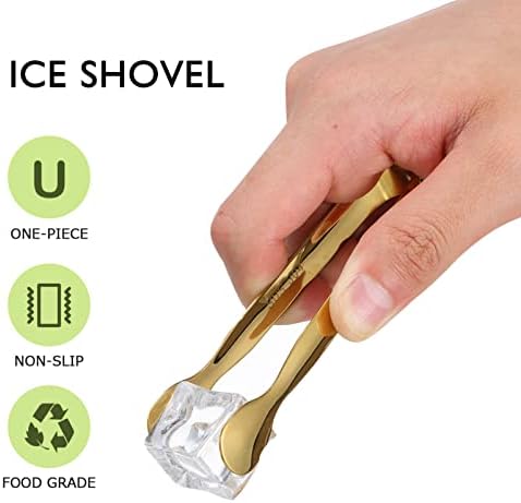 Stainless Steel Ice Tongs for Freezer and Bar Use