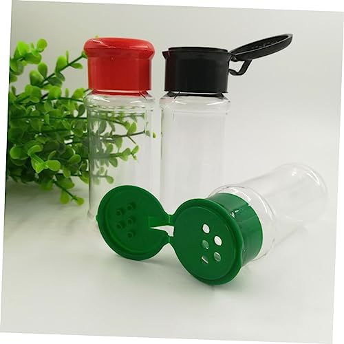 VINTORKY 24-Piece Green Plastic Seasoning Bottle Set