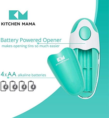 Kitchen Mama Auto Electric Can Opener - Teal