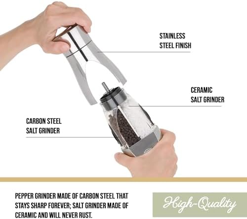 Trudeau 2-in-1 Salt and Pepper Mill