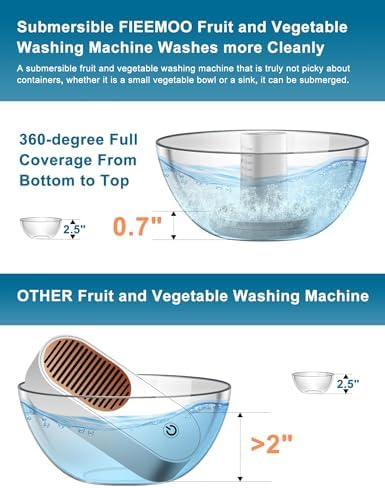 Fruit and Vegetable Portable Washer Ionic PurificationTechnology
