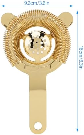 Stainless steel cocktail strainer by Generic