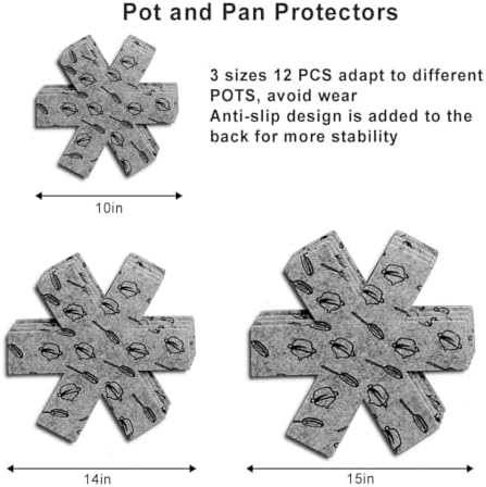 10-Piece Premium Pot and Pan Protectors