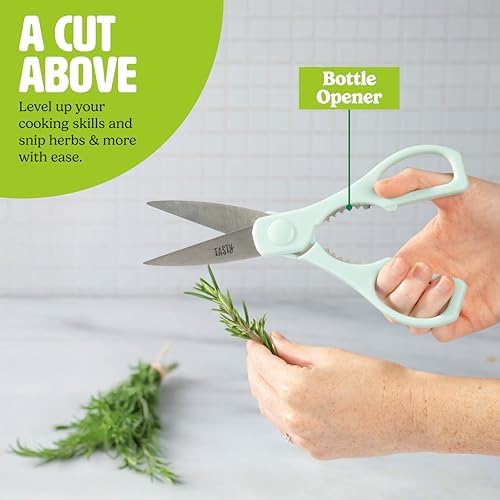 Tasty Kitchen Knife Set with Block 10-Piece Aqua