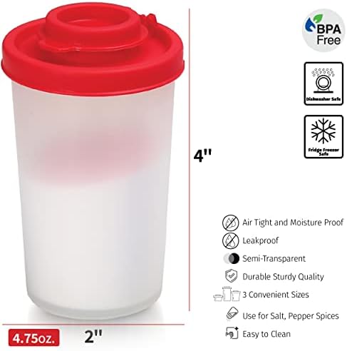 SIGNORA WARE Salt Pepper Shakers Set - Essential Camping Accessories