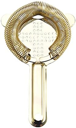 Heavy-Duty Stainless Steel Bar Strainer for Cocktails and Muddled Drinks