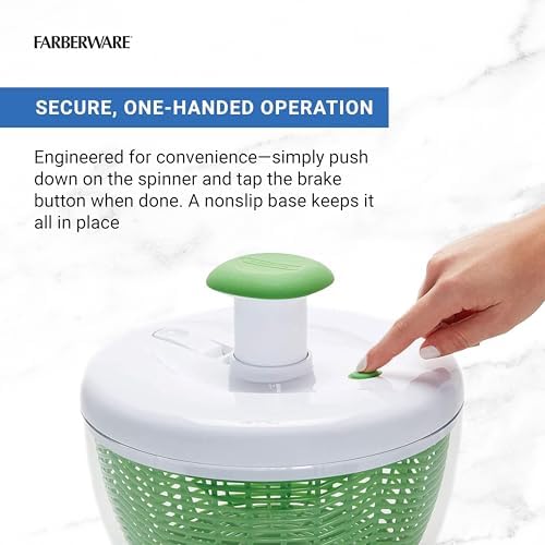 Pro Pump Salad Spinner with Bowl and Colander