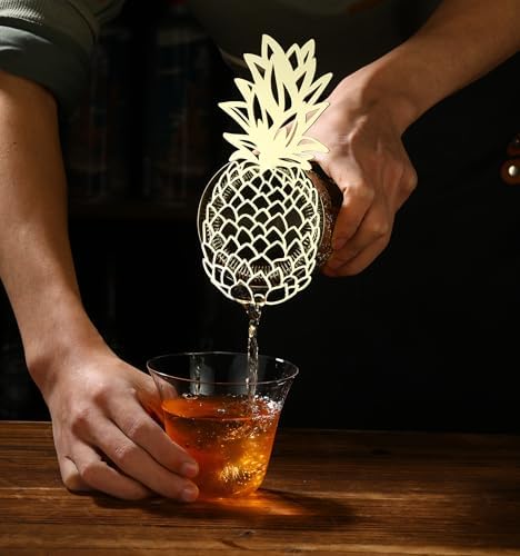 Cocktail Geek Pineapple Design Cocktail Strainer